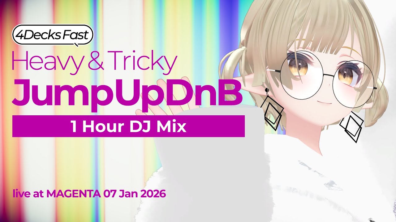 静かな始まりとすこしの狂気 #vrdj #vrchat #drumandbass