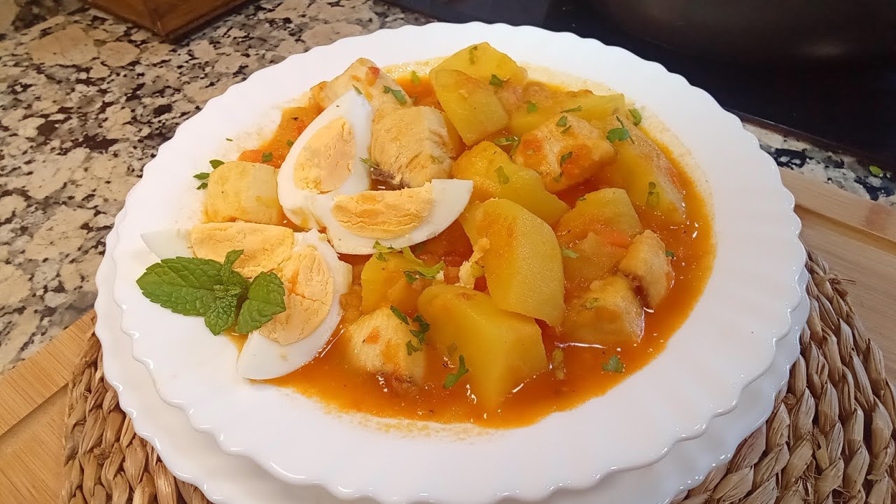 GUISO DE PATATAS CON PESCADO una receta casera con muchísimo sabor que te encantará 😋