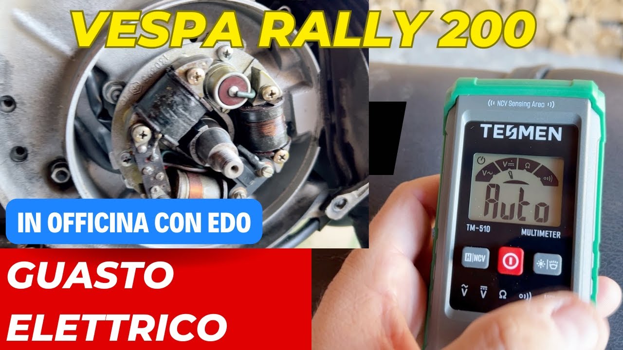 Vespa 200 rally: ripariamo un guasto elettrico
