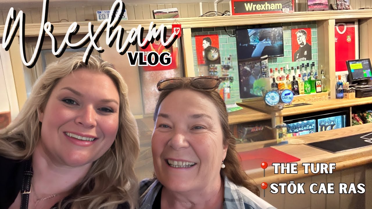 Explore WREXHAM with us! The Turf, Stok Cae Ras & Ryan Rodney Reynolds Memorial Park 🏴󠁧󠁢󠁷󠁬󠁳󠁿✨❤️