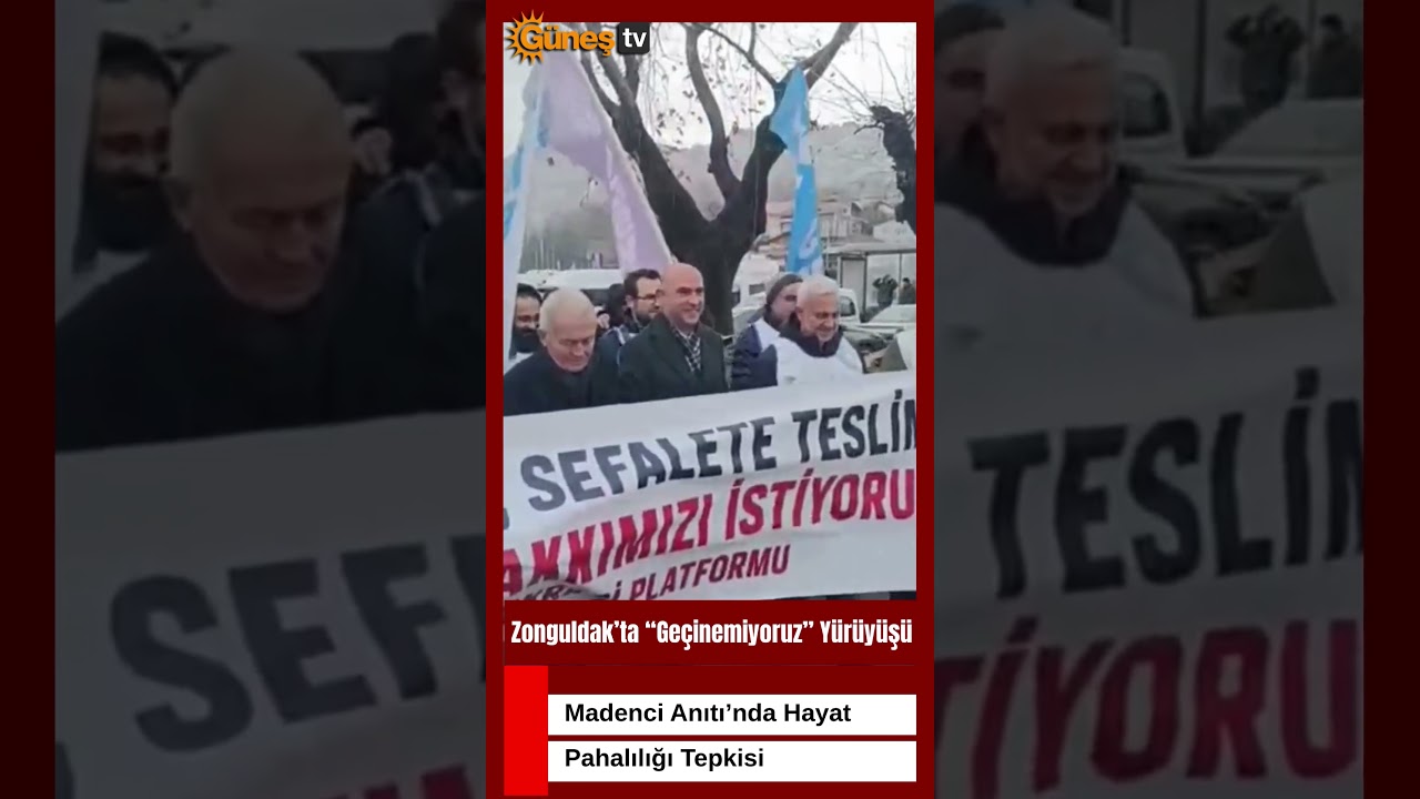 Madenci Anıtı’nda Geçinemiyoruz Tepkisi 
