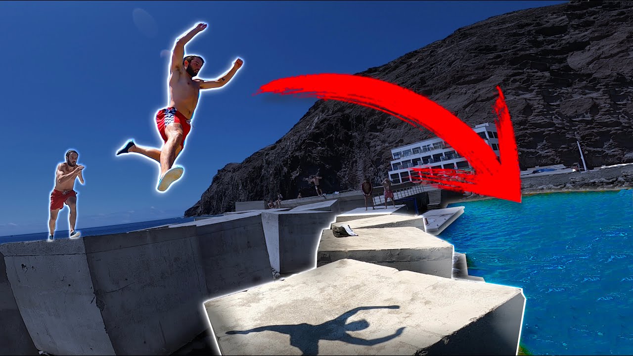 UN SALTO MUY PRECISO AL AGUA💦 🎯