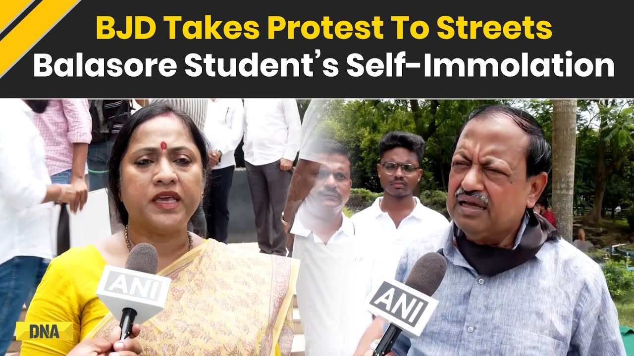 Balasore Student's Self-Immolation: BJD Slams Police Brutality At Peaceful Protest