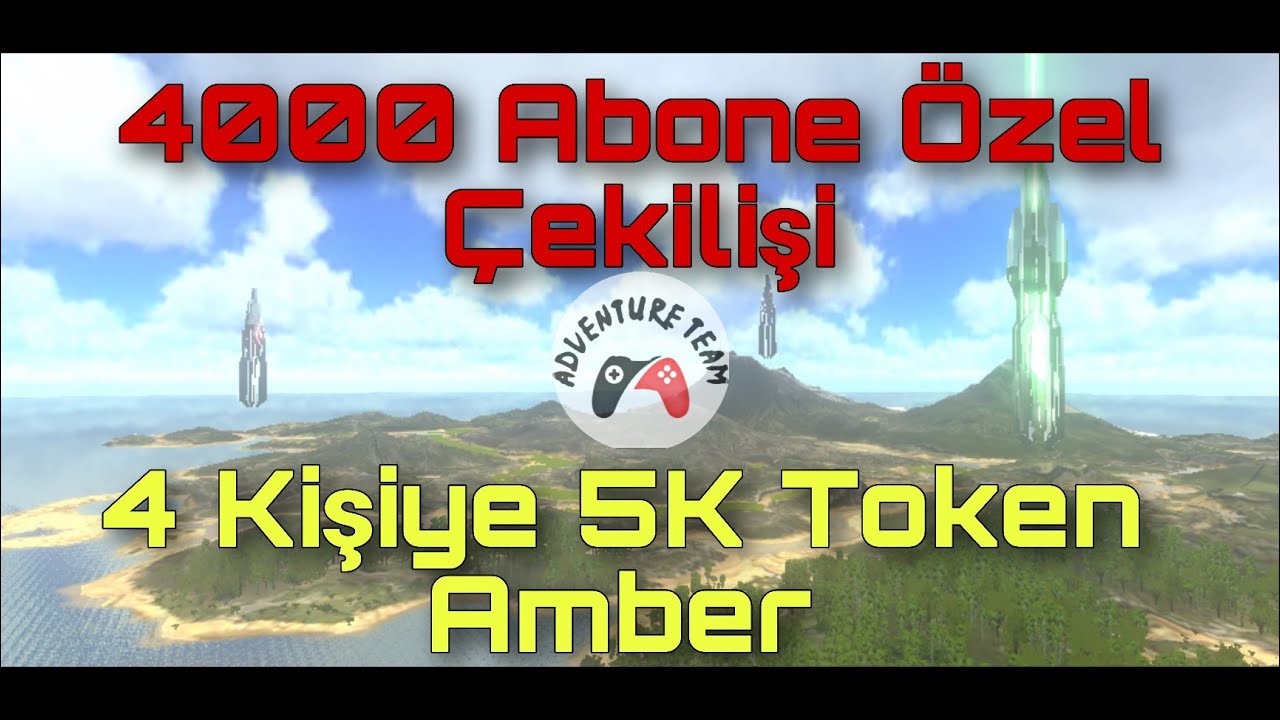 4000 Abone Çekilişi | 4 Kişiye 5000 Amber (Token)