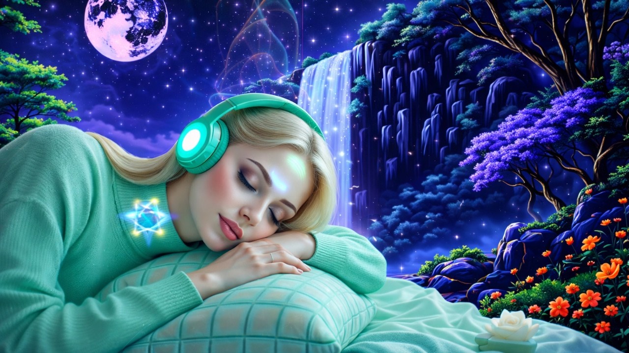 432Hz Alpha Brain Waves | The DEEPEST Healing Sleep: Stop Overthinking, Worry & Stress
