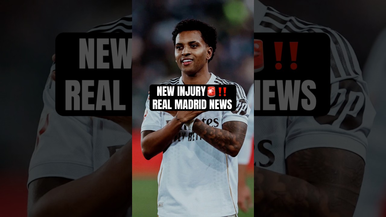NEW INJURY⁉️😳🚨REAL MADRID NEWS OF THE DAY! #realmadrid #soccer #futbol