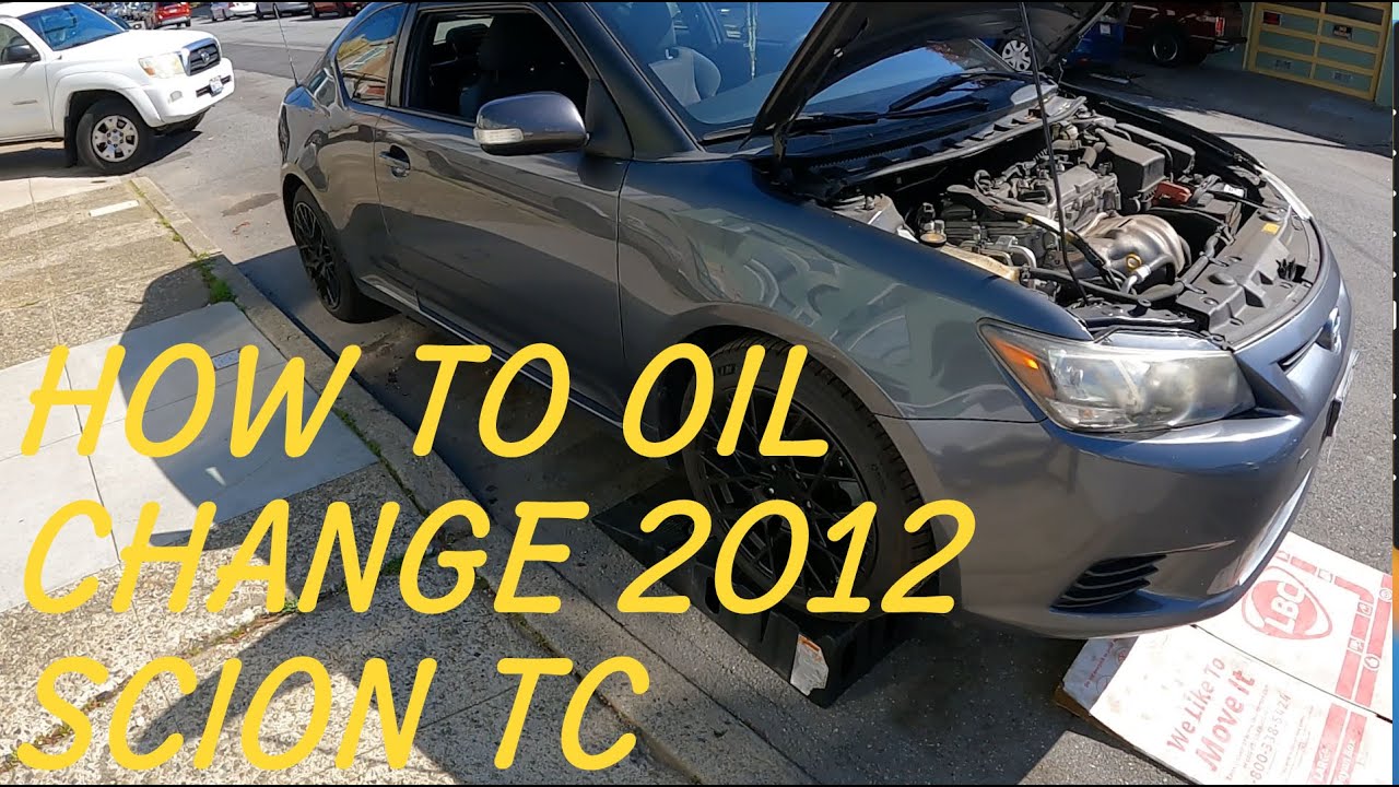 how to do you own oil change for SCION TC (2012 to 2016)