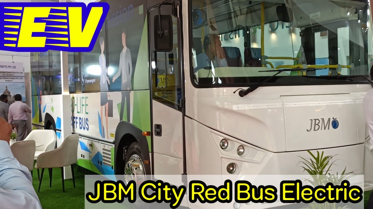 JBM ECO | LIFE EV | Full Electric Bus | Range | Interior | E12 Review | JBM EV City Red Bus Electric