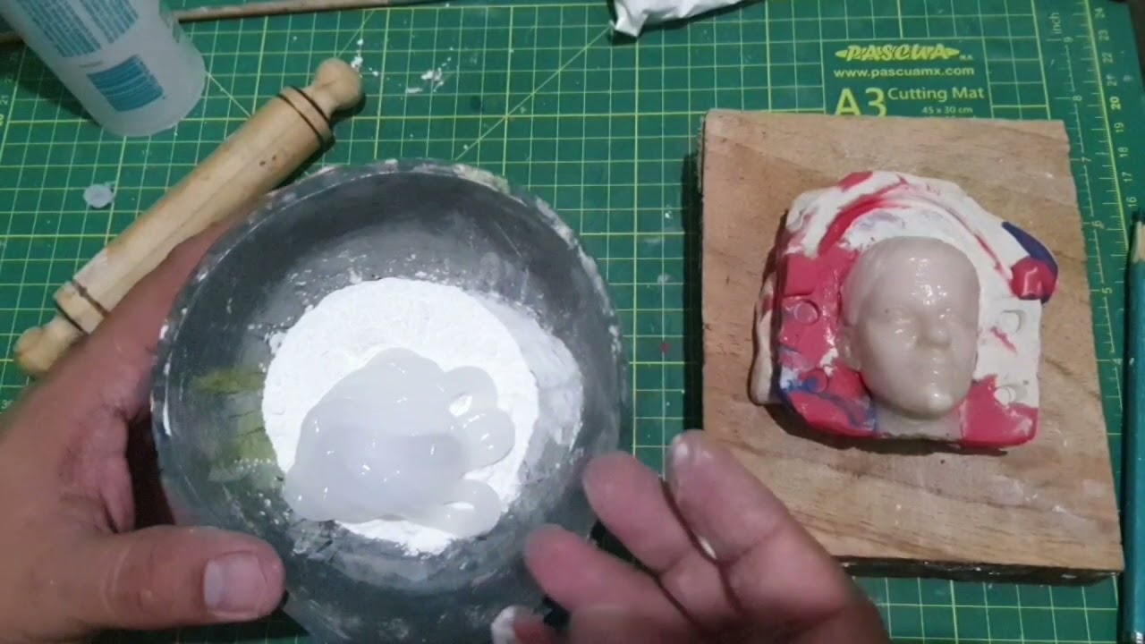 Como hacer un molde de silicón y maizena