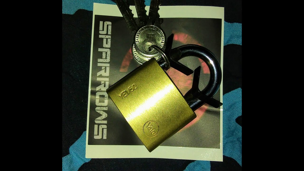 Lock Picking a Yale Padlock YE1/50 SSPed and Shimmed