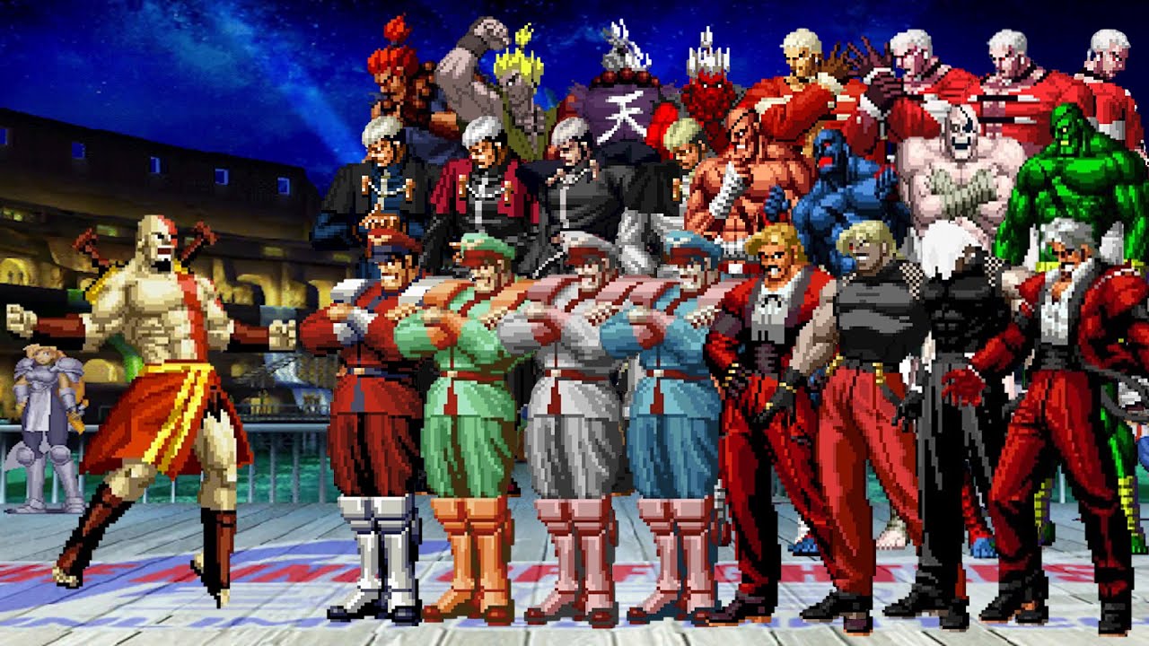 Kratos Vs Super Bosses Team Mugen