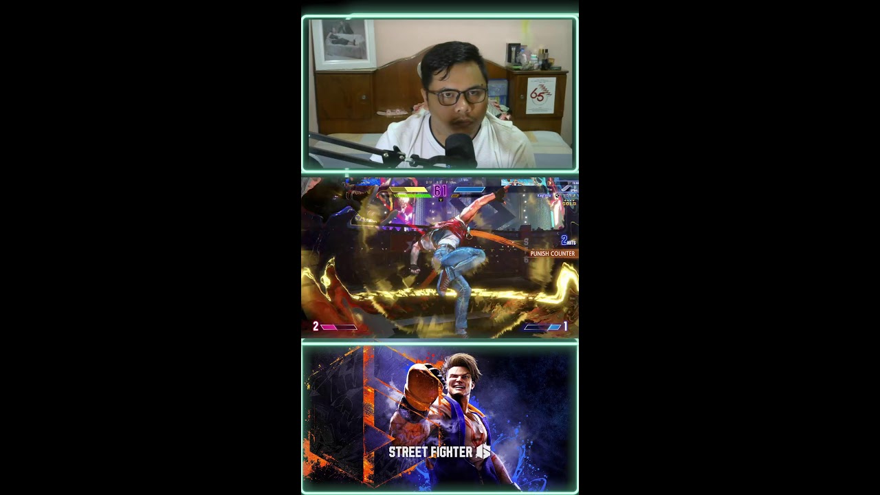 TERRY STREET FIGHTER 6 ( SF 6 ) LIVE STREAMING BE A LEGEND (Portrait)