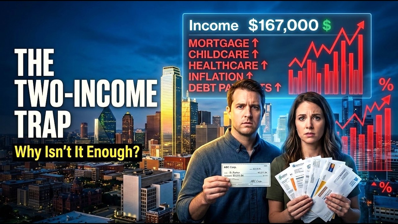 The Two-Income Trap Explained | Why $167K Still Isn't Enough in America?