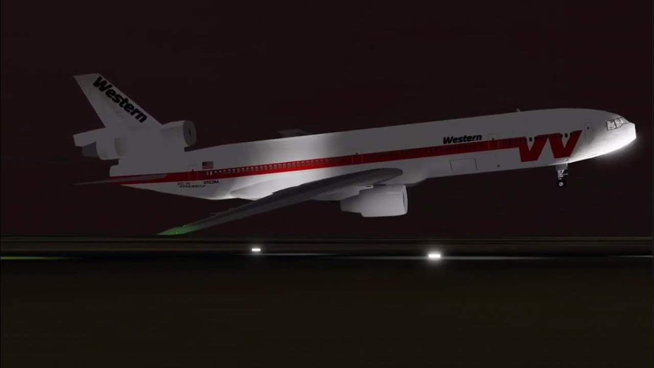 Western Airlines Flight 2605 (Roblox Crash Animation)