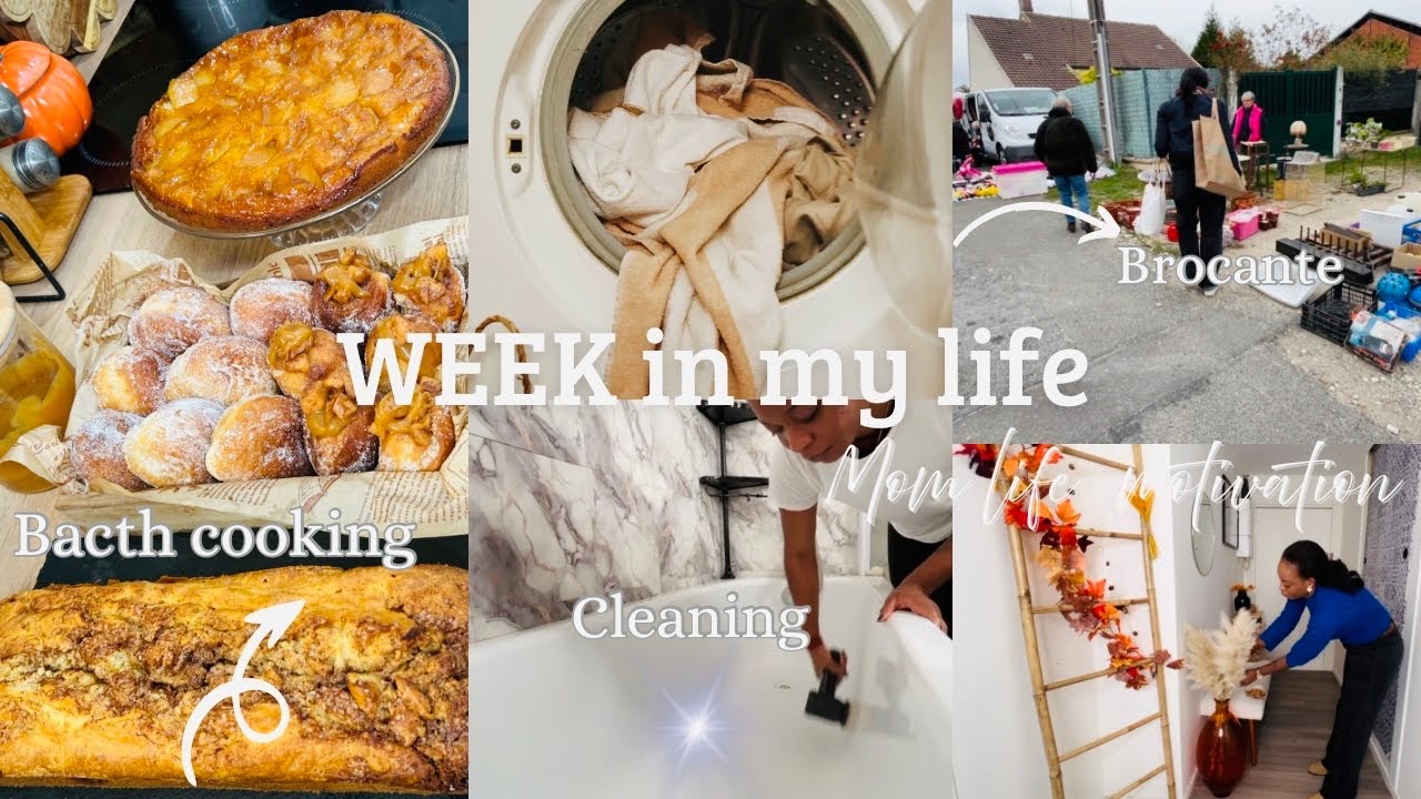 Une semaine productive clean with me !! Motivation & bacth cooking | mom life