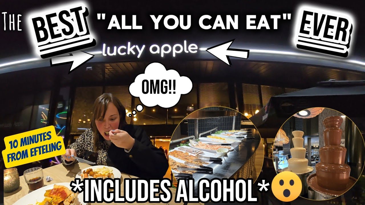 This is THE BEST buffet we've EVER had!! | Near Efteling | Lucky apple ❤️🥖🥞🥫