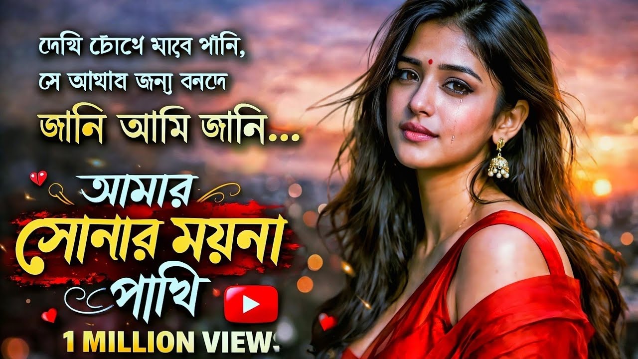 আমার সোনার ময়না পাখি 🕊️ | প্রবাসের কষ্টের ভালোবাসার গান 2026 | Bangla Sad Love Song