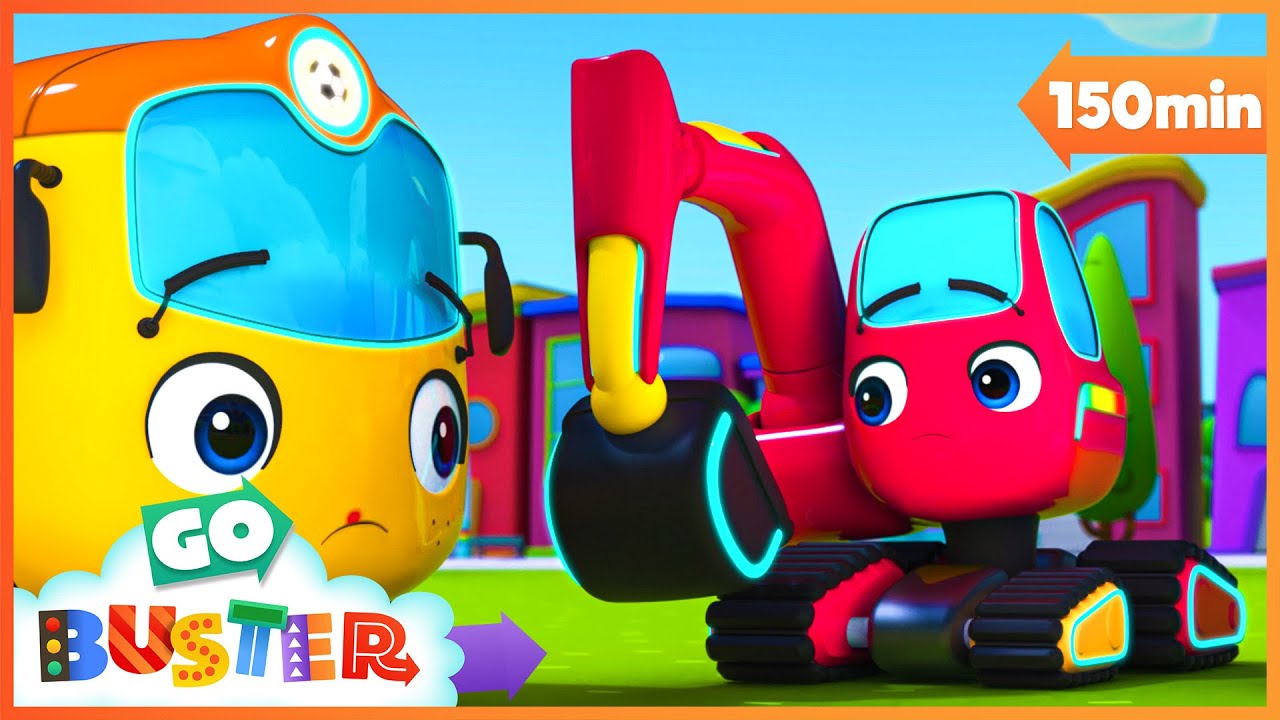 Buster RECHARGED: Oh No! Buster Takes A Ball To The Face ⚽⚽ | Go Learn With Buster | Videos for Kids