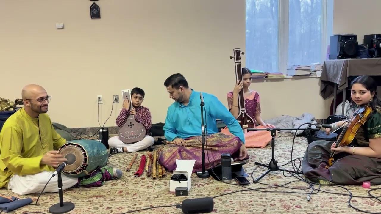 Bantu Reethi Koluviya Vayya | Flute | Tyagaraja Krithi | Hamsanadam | Temple Concert