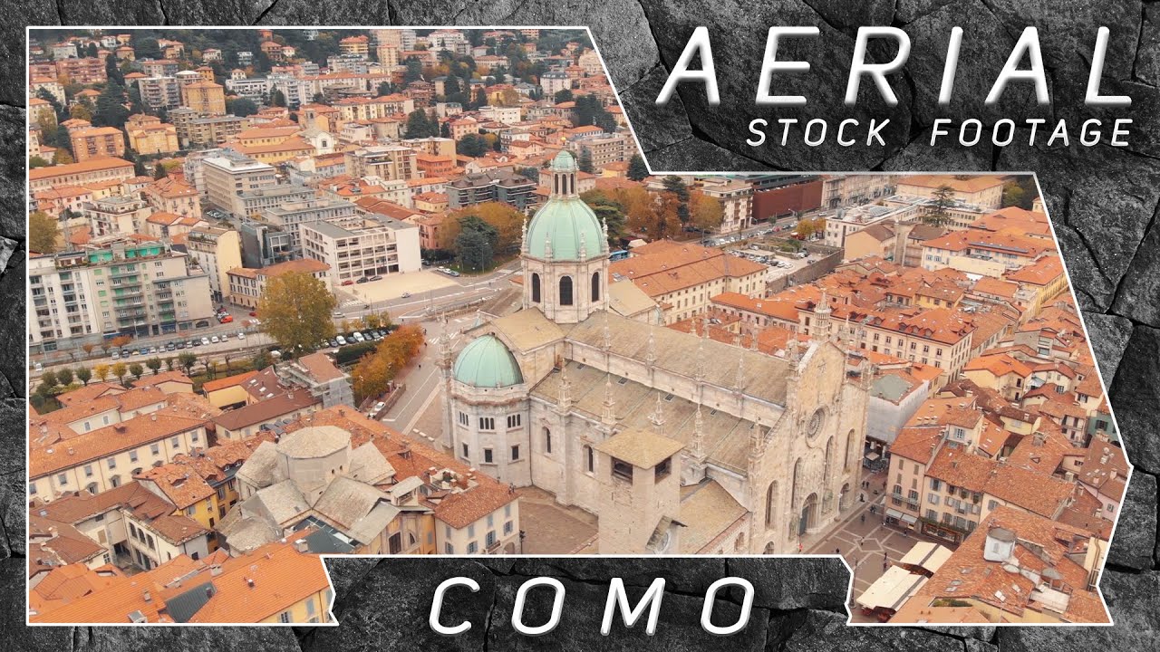 Como ● Italy 🇮🇹 | 4K Aerial Drone Stock Footage