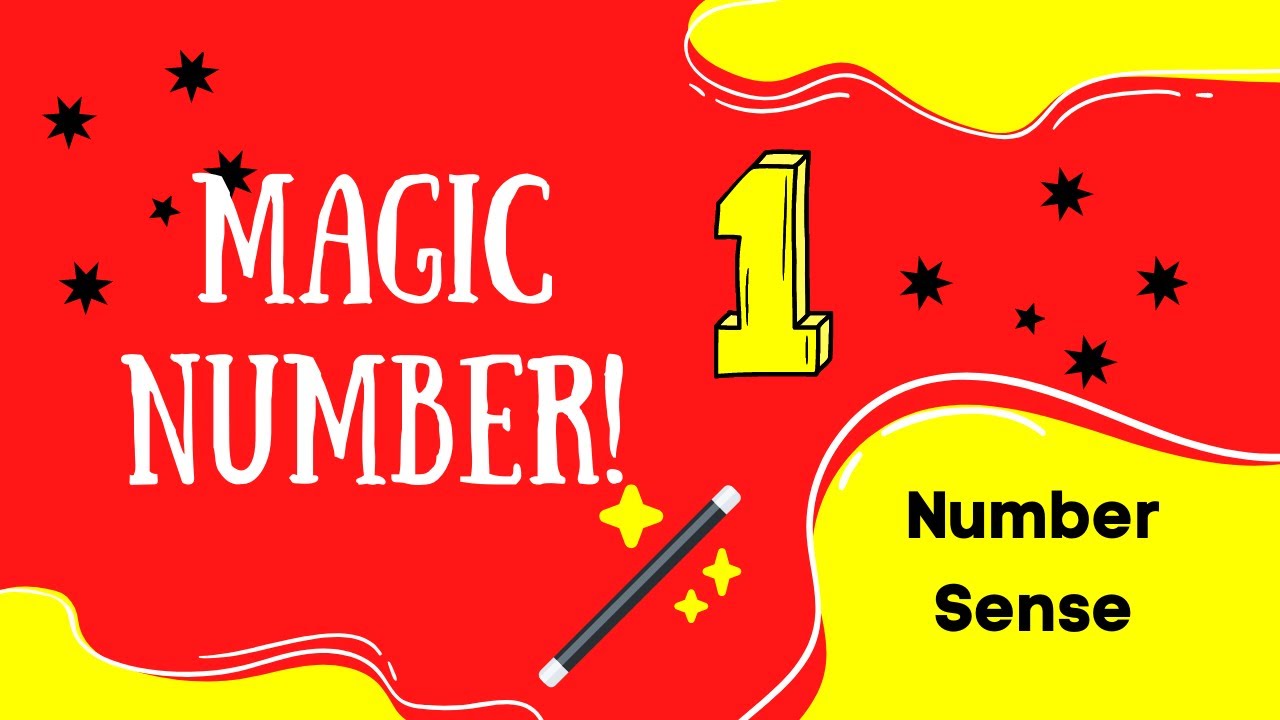 Early Math Skills: Magic Number 1 🪄