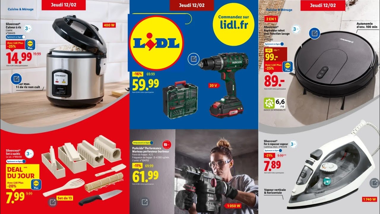 LIDL NEW CATALOGUE FROM 12 TO 18 FEBRUARY 2026/LIDL FRANCE