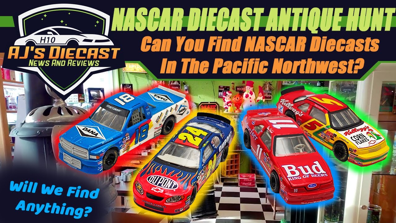 Поиски масштабных моделей автомобилей NASCAR в антикварных магазинах (Удастся ли нам их найти?)