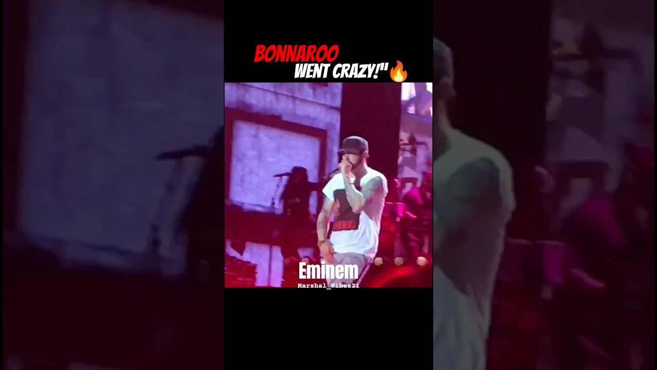EMINEM'S ICONIC BONNAROO MOMENT 💀🔥 | THROWBACK 2018 |
