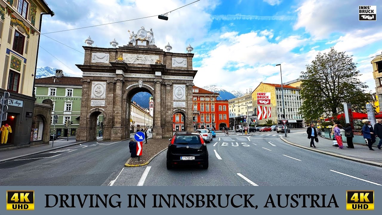 Driving in Innsbruck, Austria | 4K UHD | Driving Tour | A Full Drive through Innsbruck |