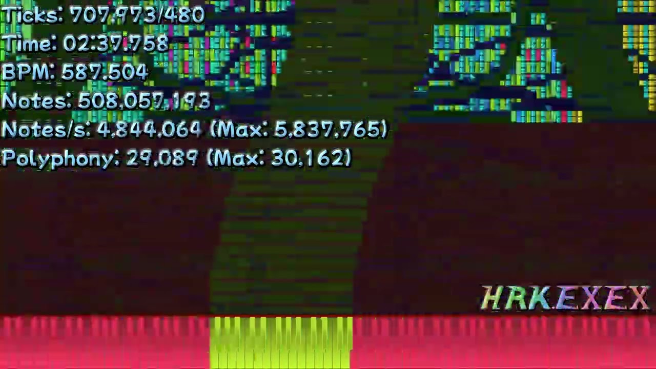 [Black MIDI] Septette for the Dead Princess SinkScarlet - 1.3 Bil