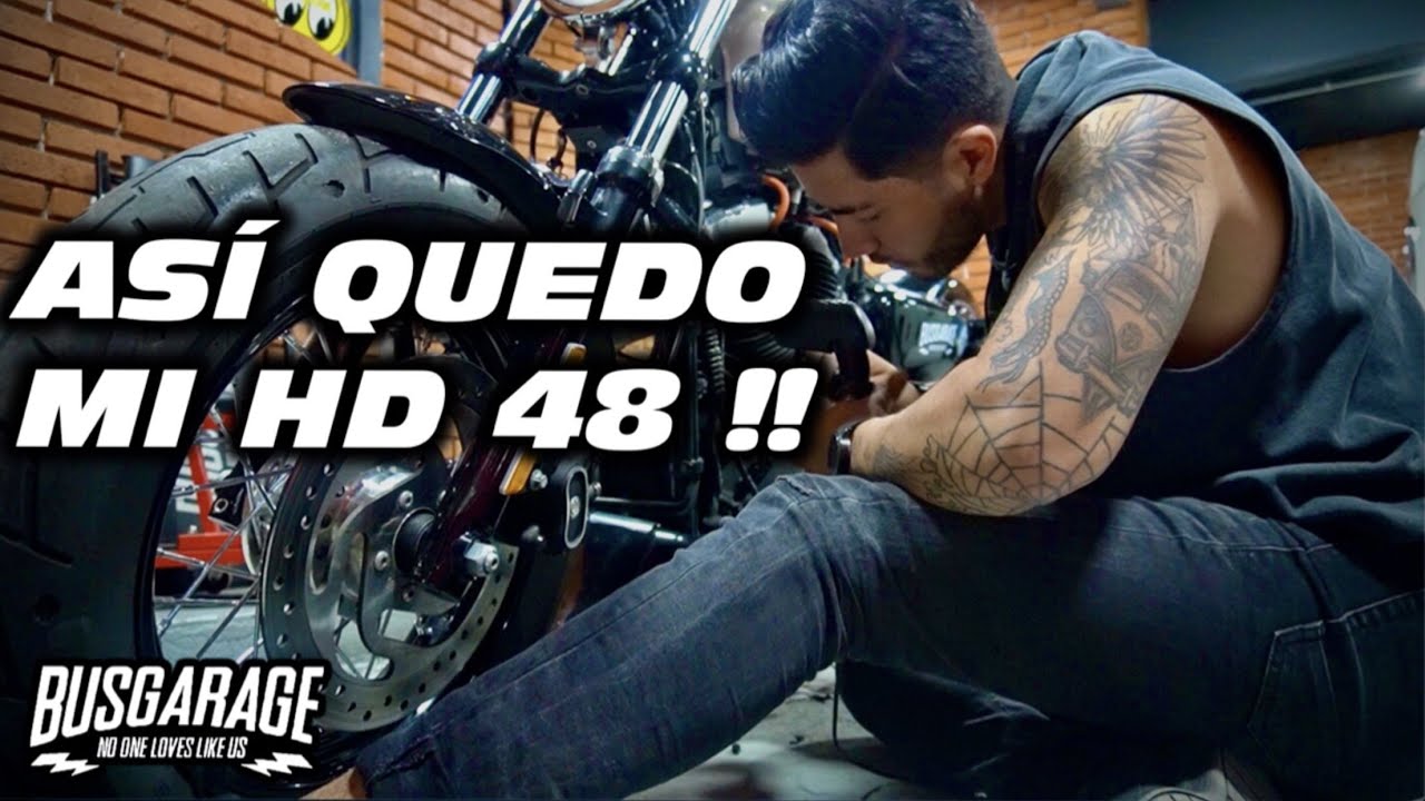 INSTALANDO LUZ DE NIEBLA A MI HARLEY DAVIDSON | ALEX BUSGARAGE  #FORTYEIGHT #MOTOVLOG