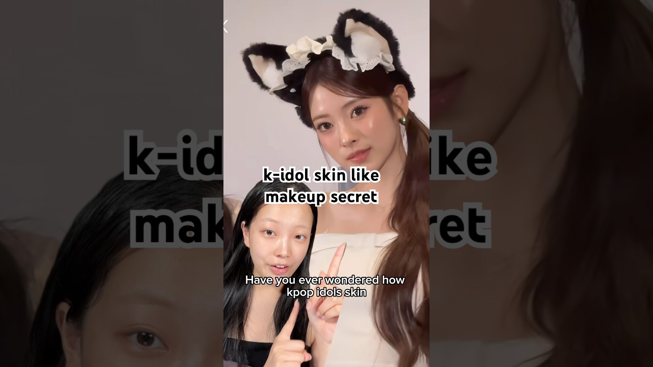how do everyone have good skin in Korea?! #koreanskincare #koreanmakeup #kbeauty #idolmakeup