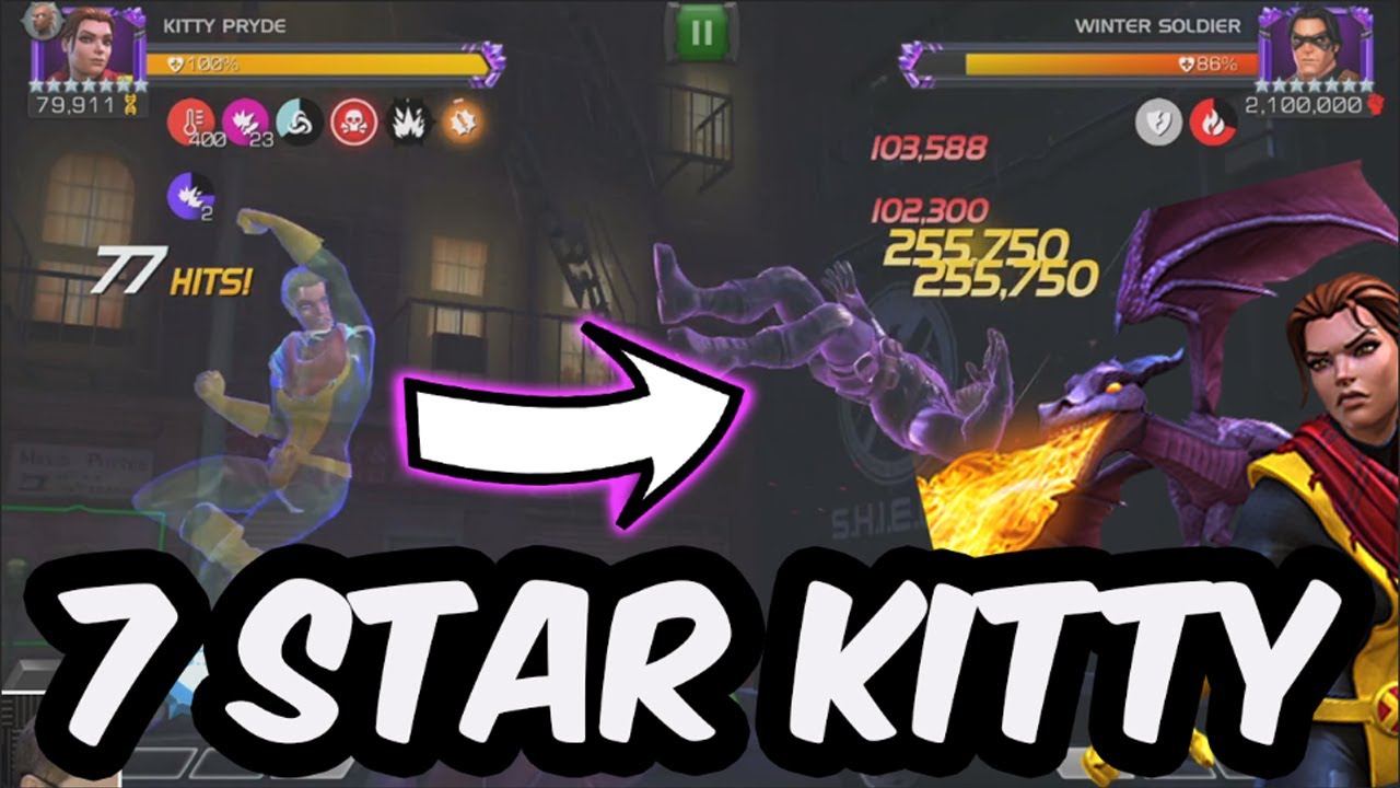 7 Star Kitty Pryde STILL GOT IT?!?! - Rank 4 Fully Boosted Gameplay - Marvel Contest of Champions