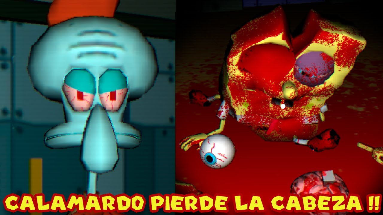 CALAMARDO PIERDE LA CABEZA !! - Pikabuu: Tentacles Gallery (BOB ESPONJA.EXE) con Pepe el Mago