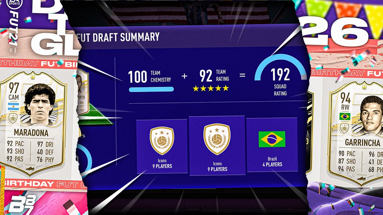 192 FUT DRAFT WITH 9 PRIME ICONS! | FIFA 21 DRAFT TO GLORY #126