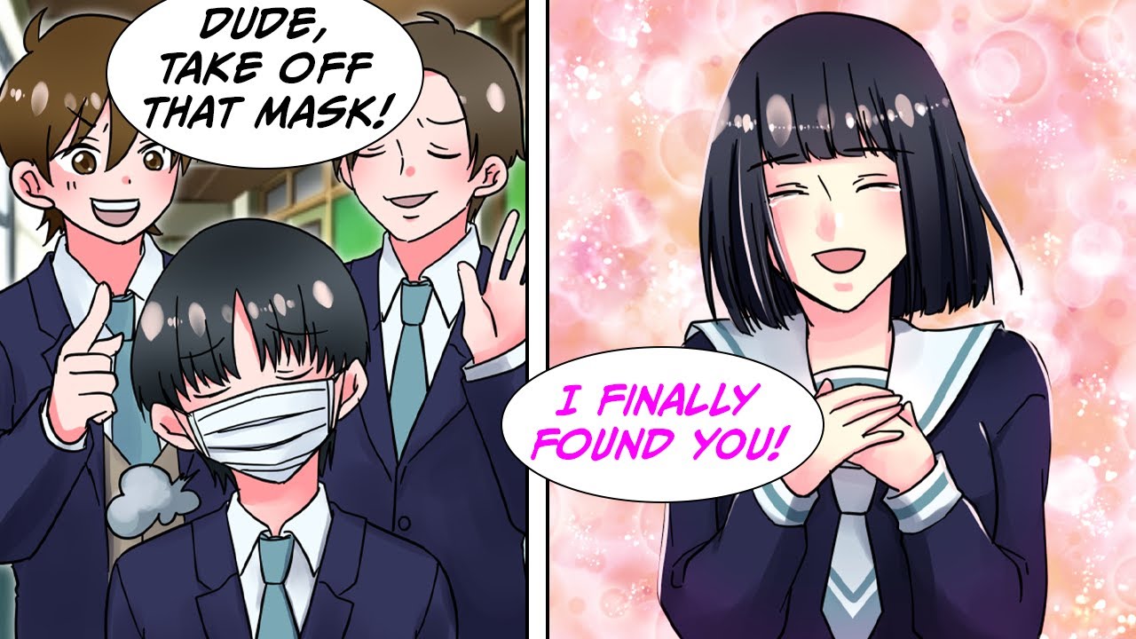 [Manga Dub] I always wear a mask because I have a big scar on my face, but when she sees it...