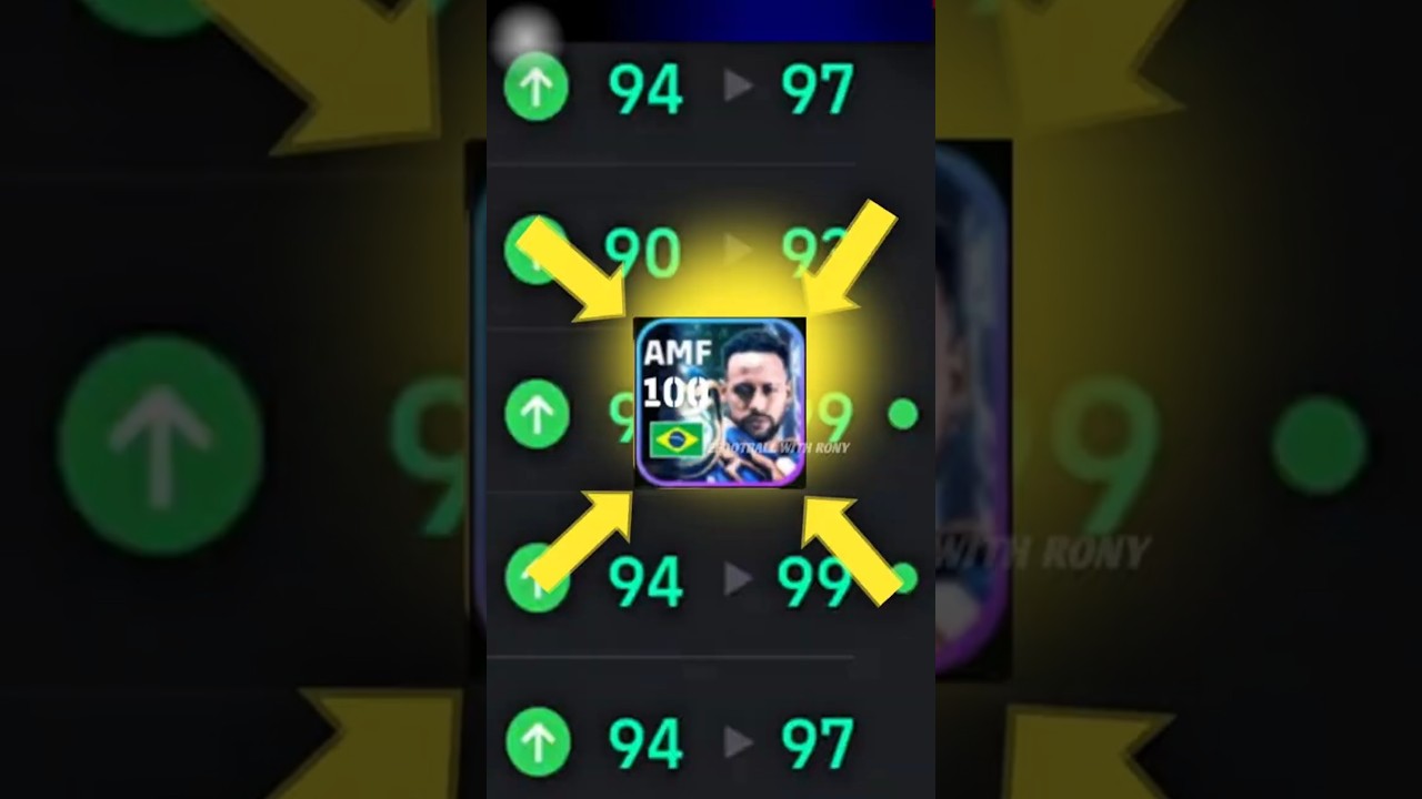 Free 100 Rated Neymar Jr Best Training Guide - How to train Neymar in efootball 2026 🥶✨ #neymar #pes