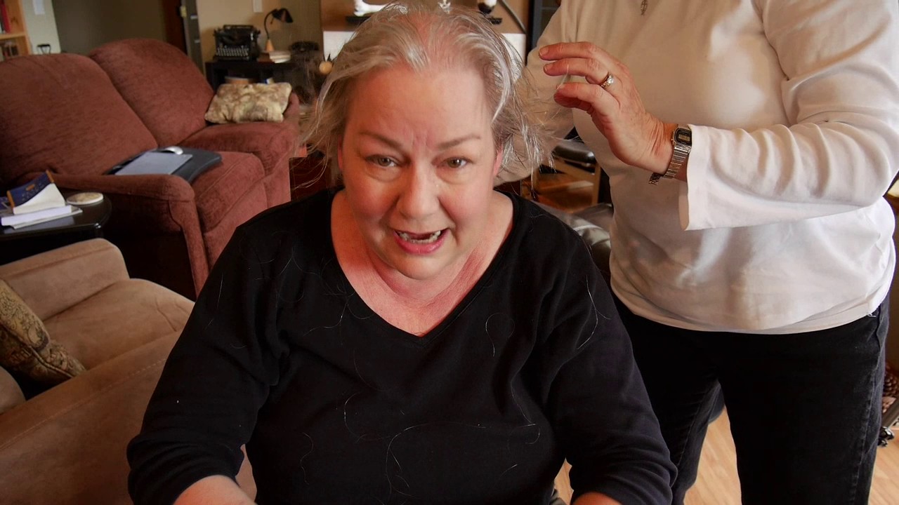 Ovarian Cancer Patient Pulls Out Her Hair!