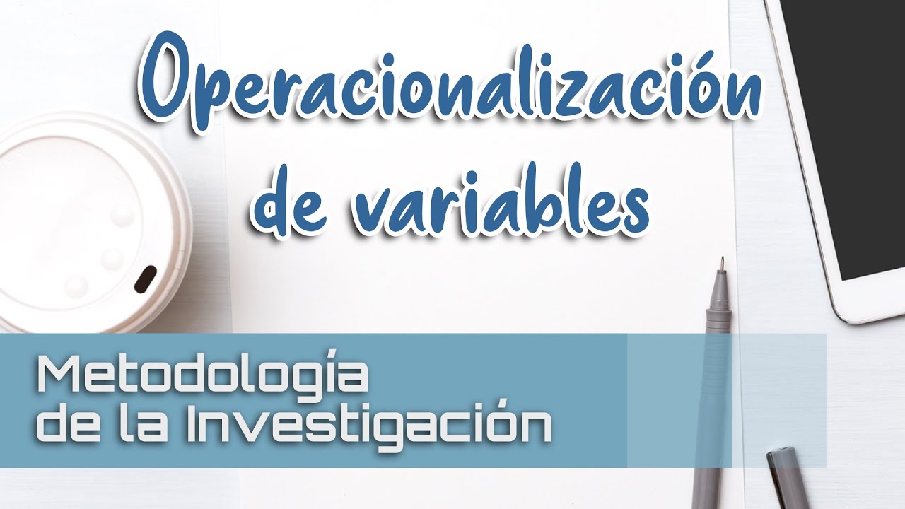 08 Operacionalización de variables