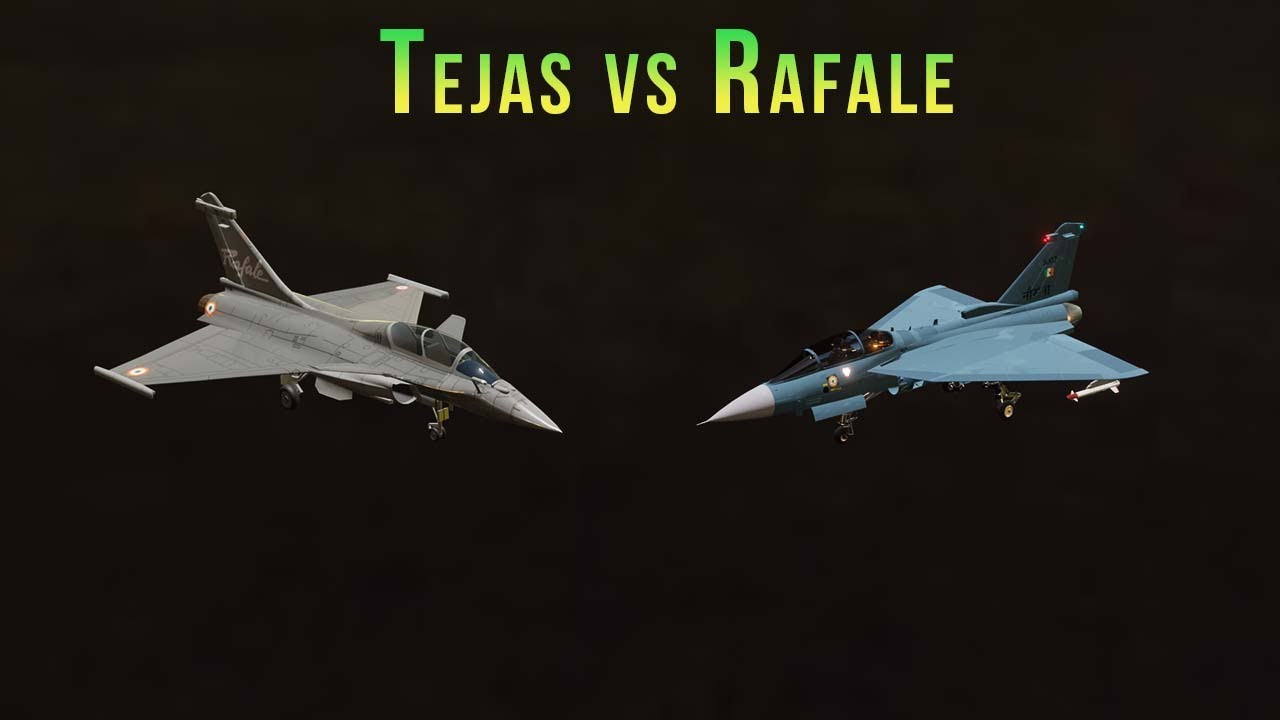 Tejas Vs Rafale (Animated)