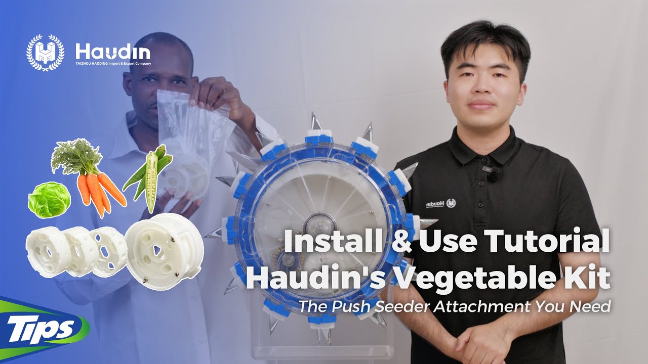 Small Seed Planting HACK! | Install & Use Haudin's Push Seeder Vegetable Kit (Step-by-Step)