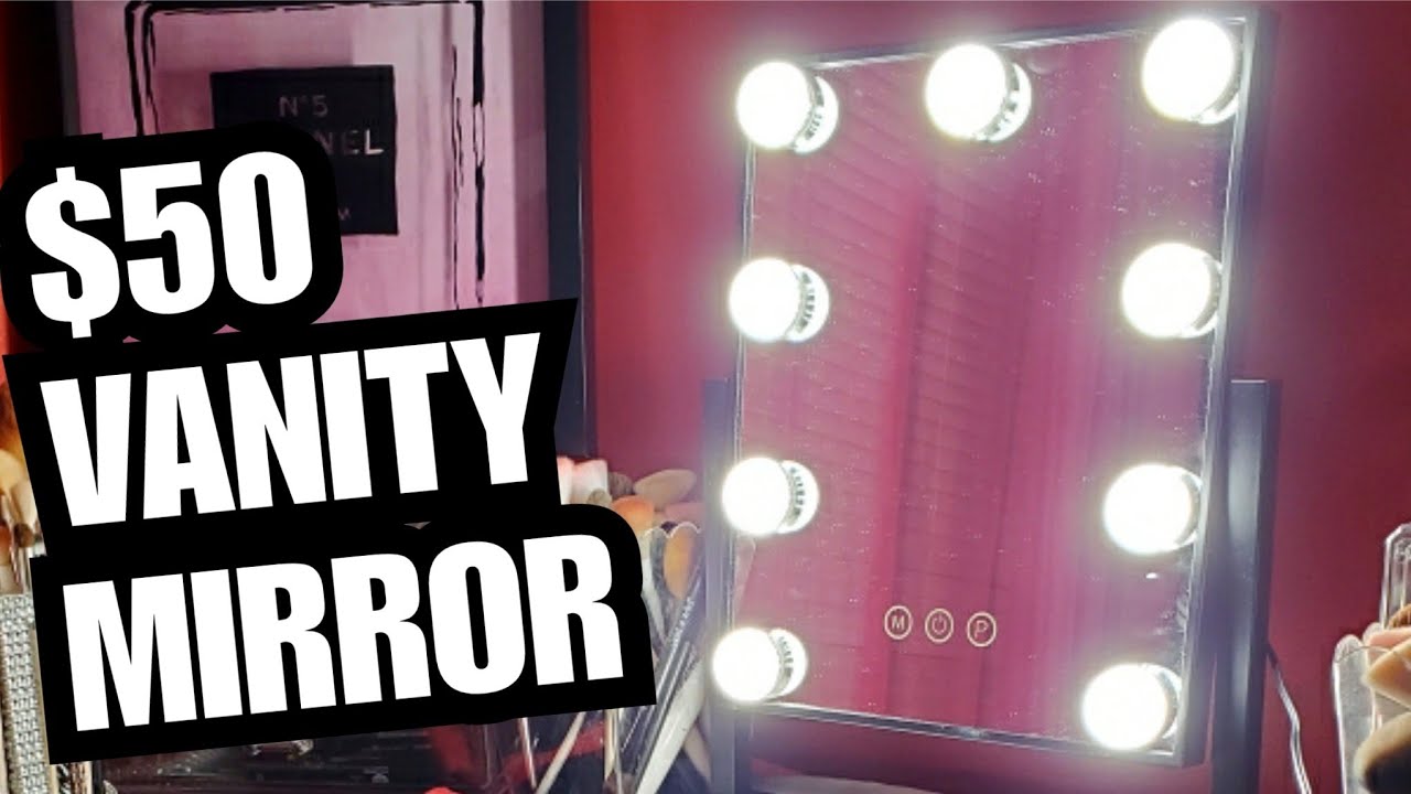$50 HOLLYWOOD VANITY MIRROR FOR A SMALL BEDROOM | AMAZON