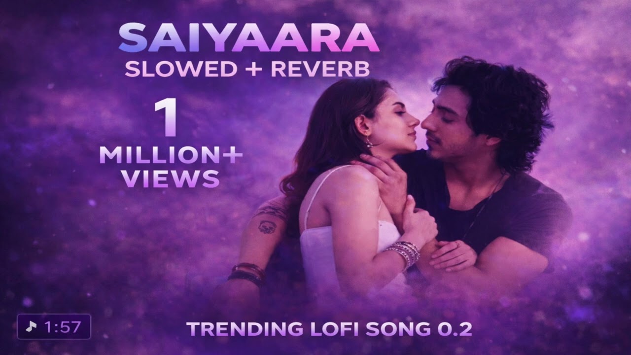Saiyaara 💔 Inspired Lofi | Sad Chill Vibes | No Lyrics | Late Night Music 🌙