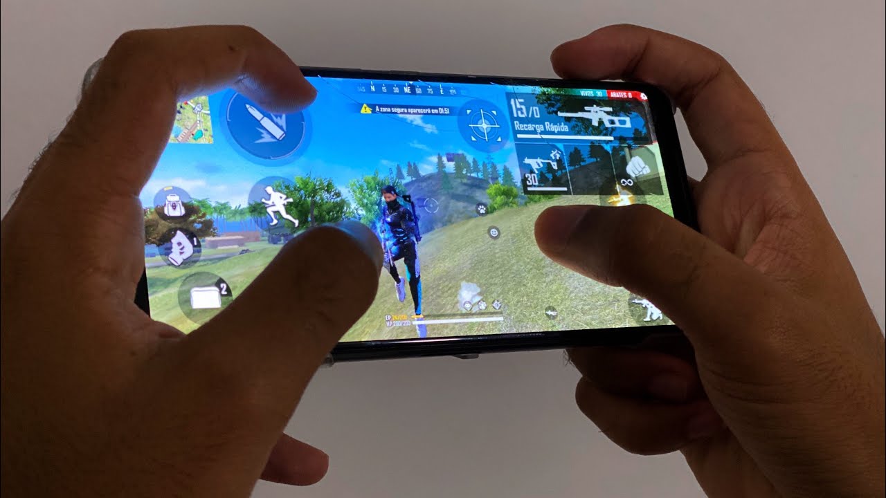 HANDCAM HUD 4 DEDOS ROG PHONE 2 - FREE FIRE