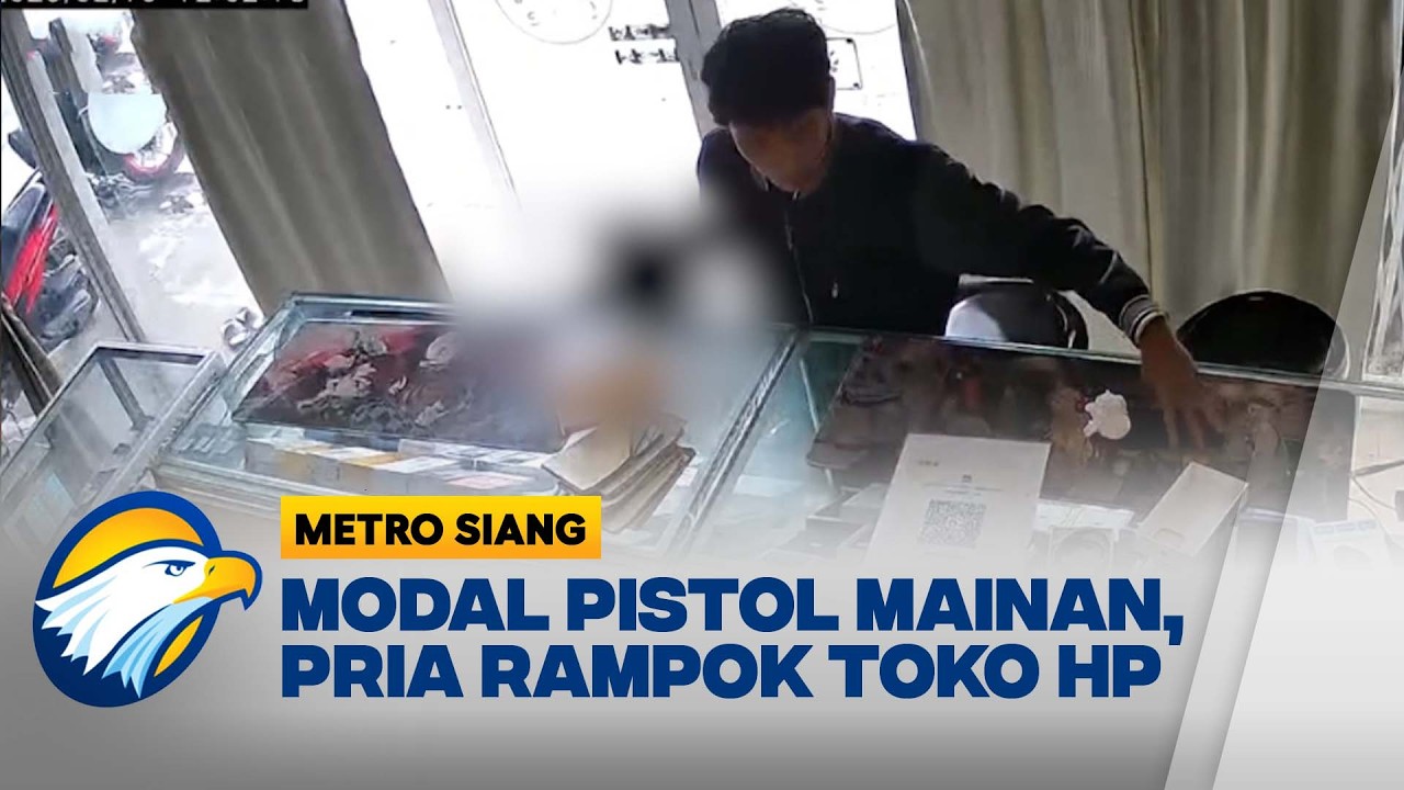 Terlilit Utang, Pria di Mojokerto Nekat Rampok Toko HP Pakai Pistol Mainan - [Berantas]