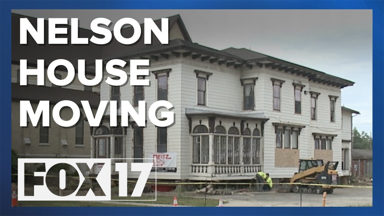 Historic Muskegon home ready to be moved again, this time without logs