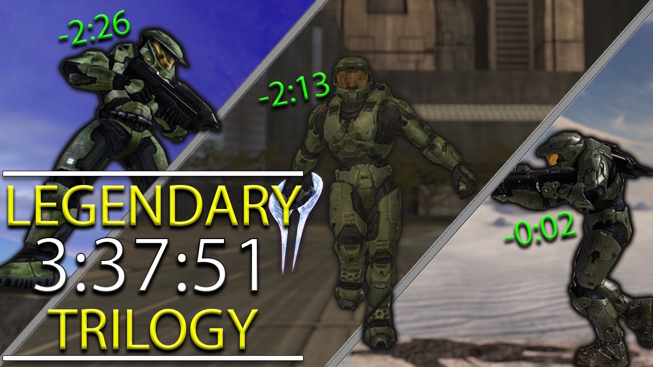 [WR] Halo Trilogy in 3:37:51 | Legendary Speedrun |