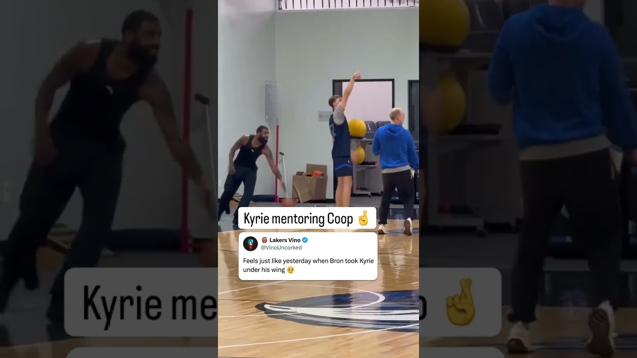 Kyrie&rsquo;s passing the torch to Cooper Flagg 🥹 (via dlls_mavs/x)