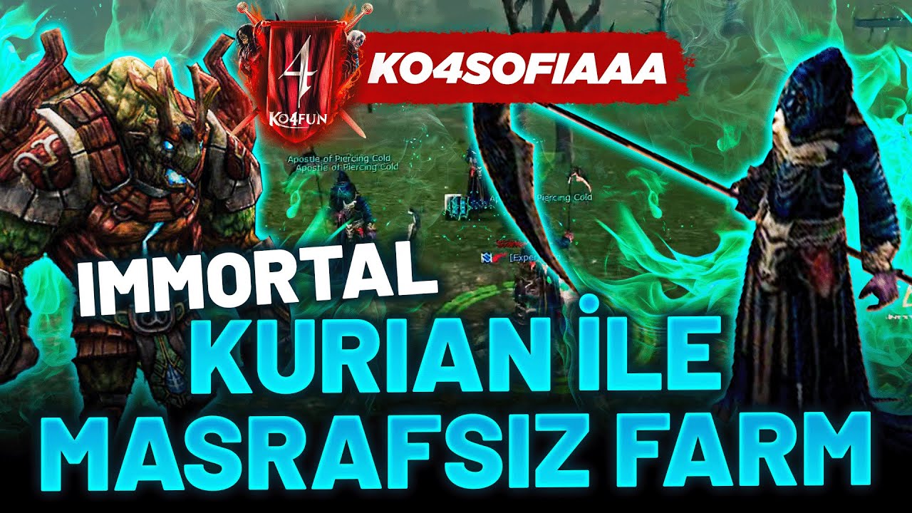 #KO4FUN İMMORTAL KURİAN İLE SERİ GOLD COİN FARMI !!! #KnightOnline #PvPServer