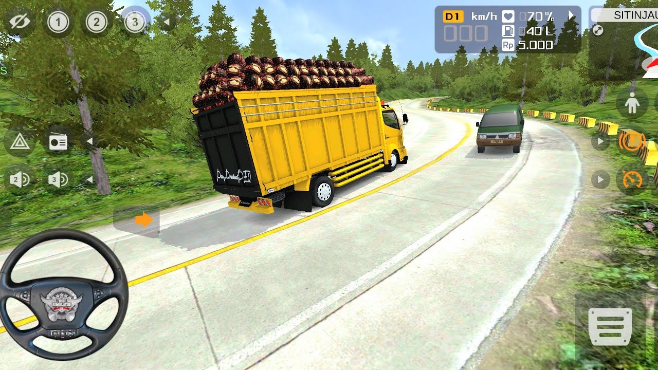 Canter heavy Dumper Material Transport l Bus simulator indonesia
